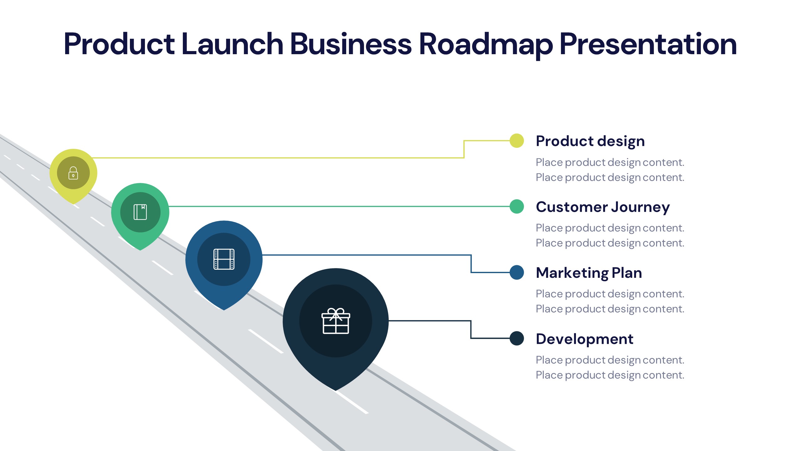 Product Launch Business Roadmap Presentation