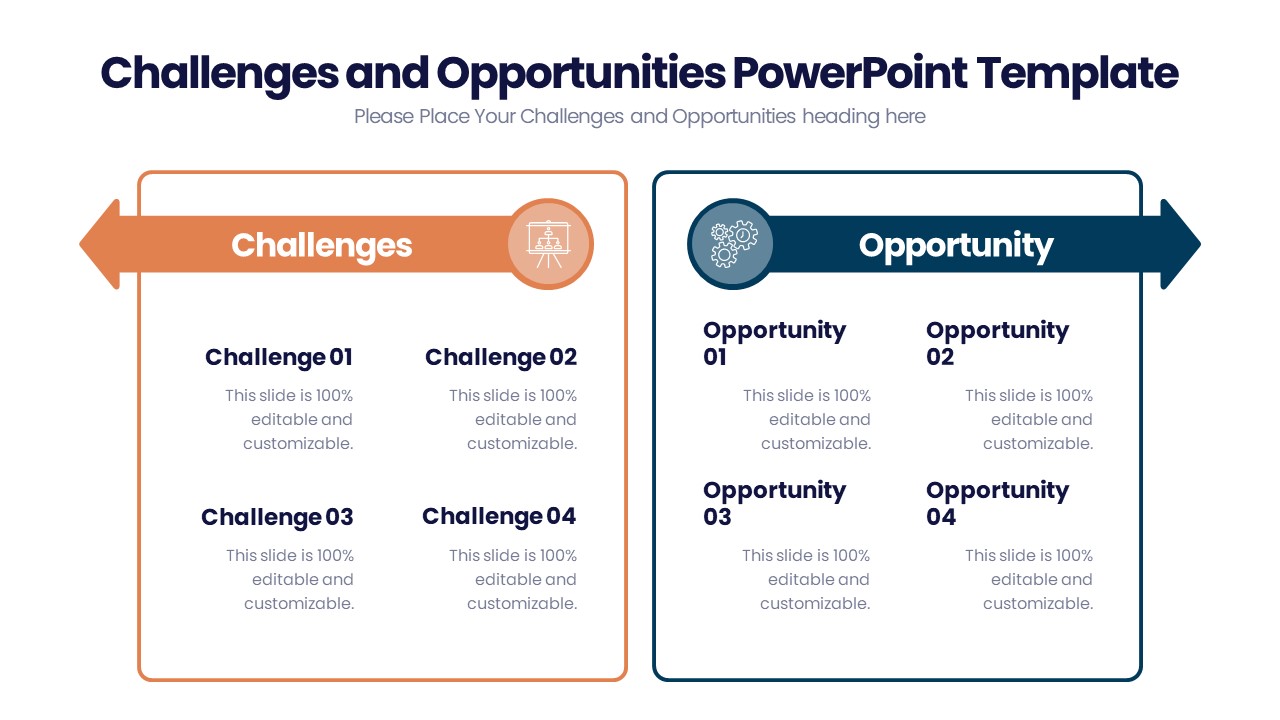 Challenges and Opportunities PowerPoint Template