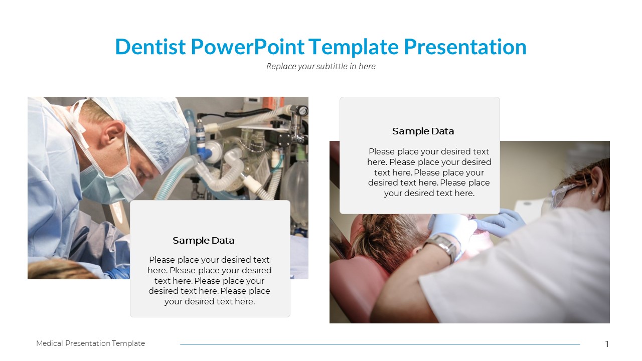 Dentist PowerPoint Template Presentation