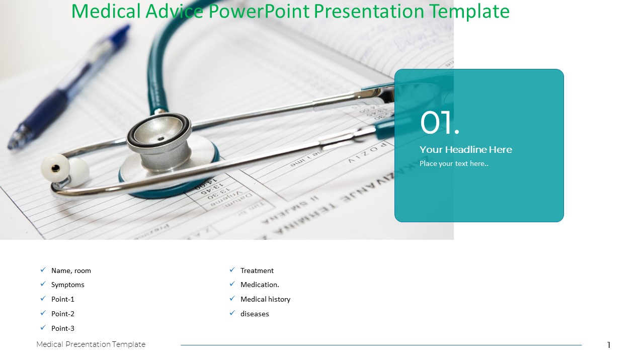 Medical Advice PowerPoint Presentation Template