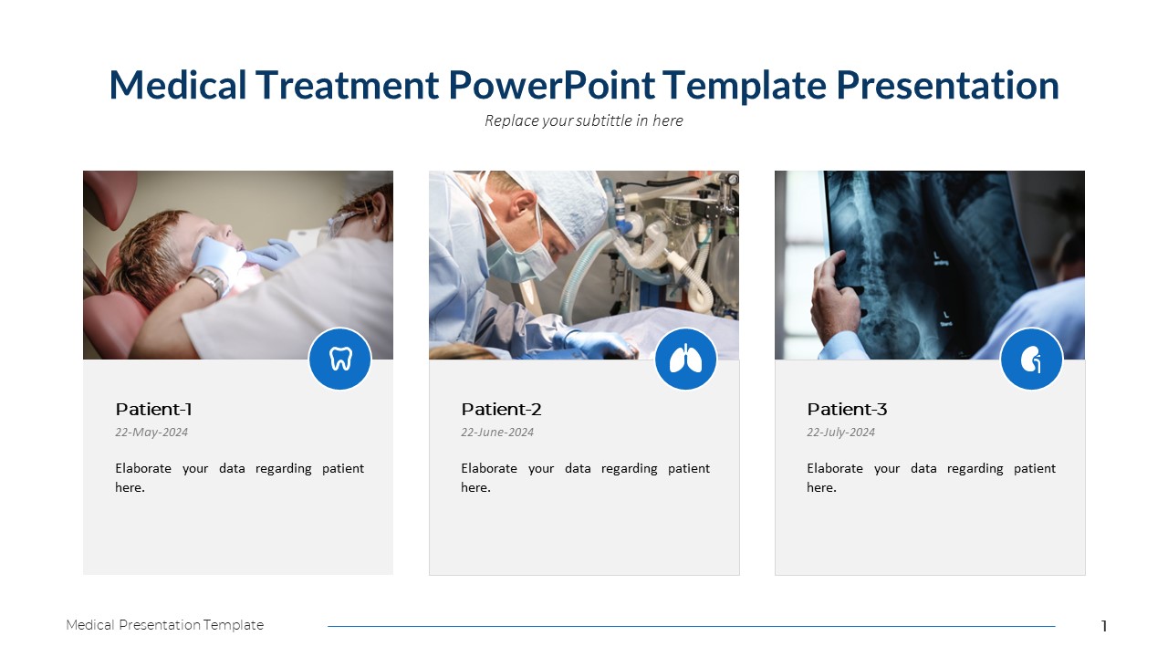 Medical Treatment PowerPoint Template Presentation