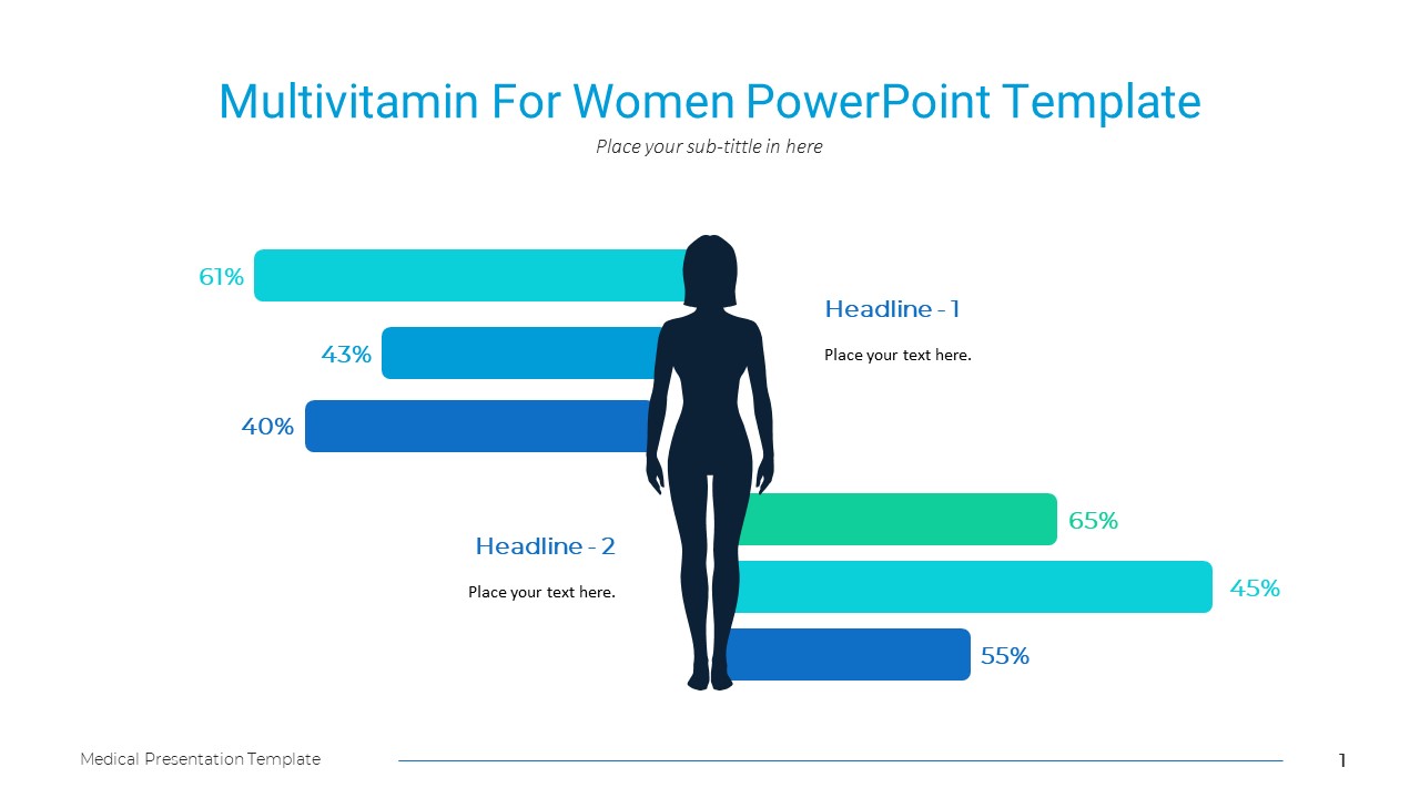 Multivitamin For Women PowerPoint Template