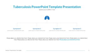 Tuberculosis PowerPoint Template Presentation : 100% Editable PPTx