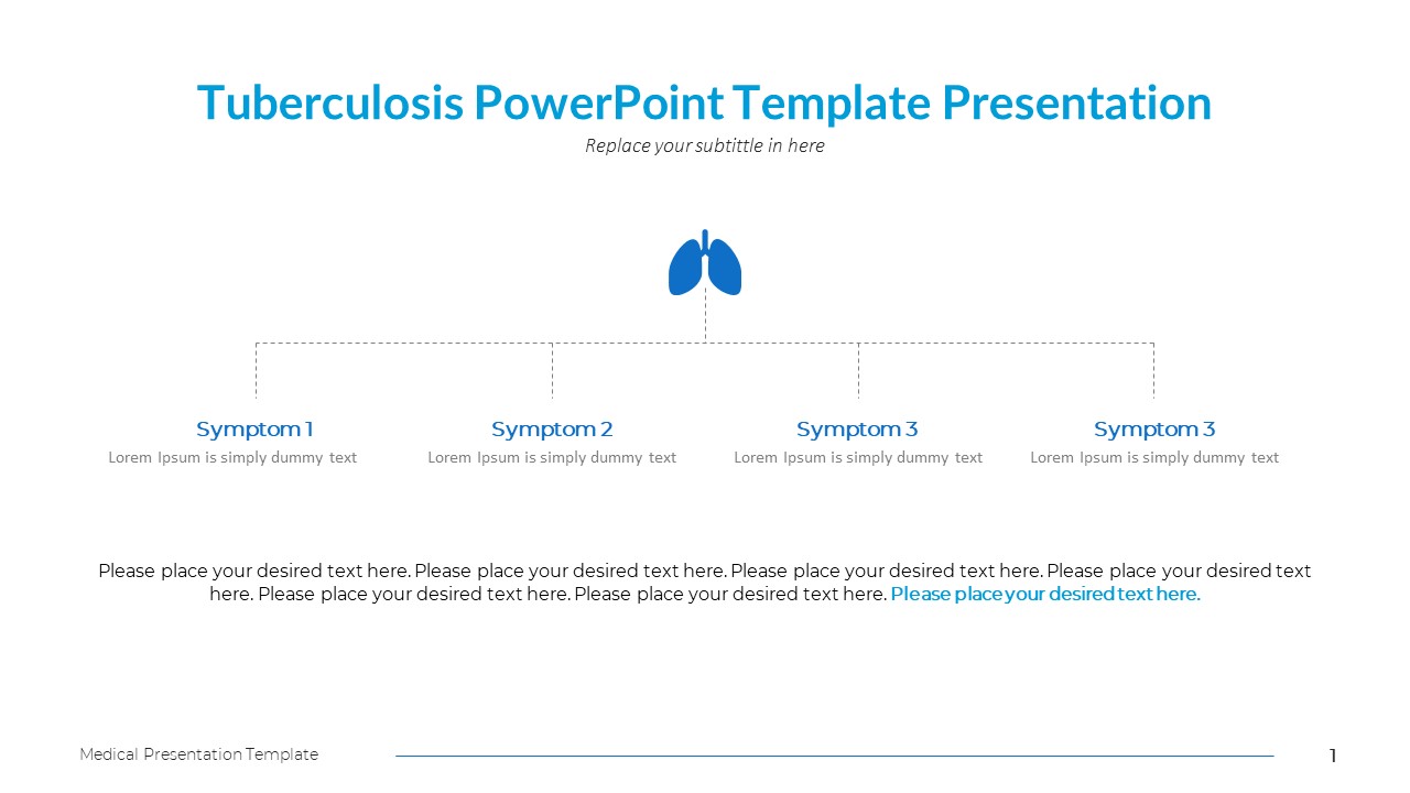 Tuberculosis PowerPoint Template Presentation