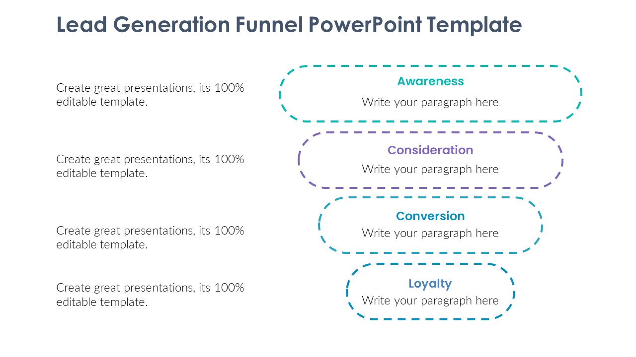 Lead Generation Funnel PowerPoint Template