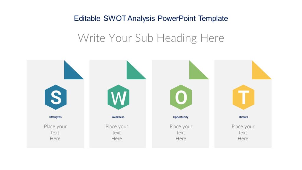 Editable Swot Analysis Template Swot Analysis Powerpoint Templates