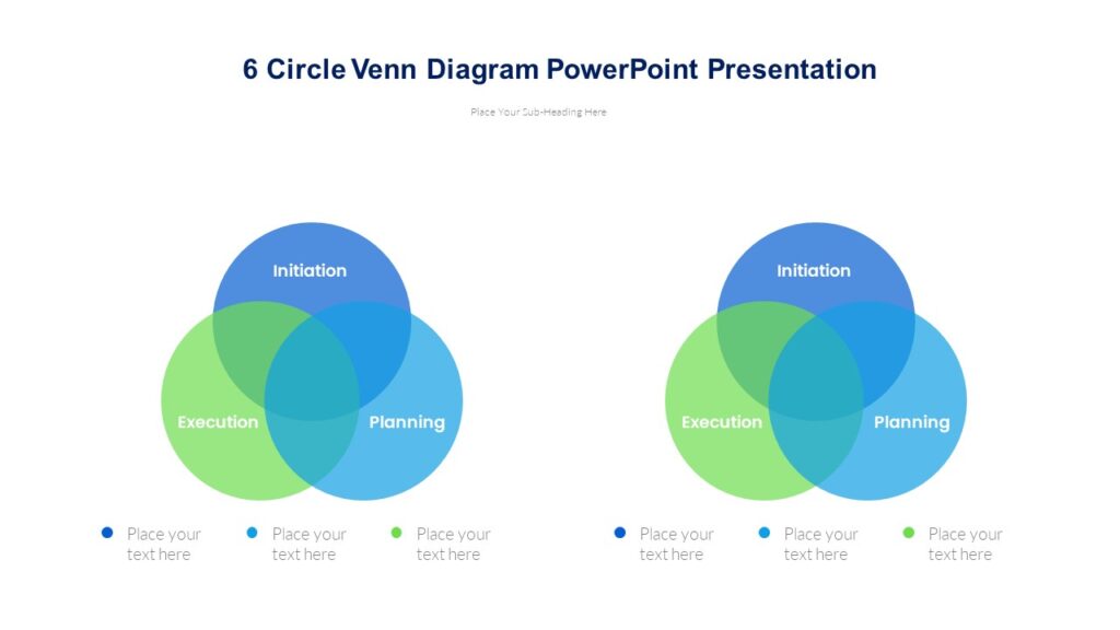6 Circle Venn Diagram PowerPoint Presentation : 100% Editable PPTx