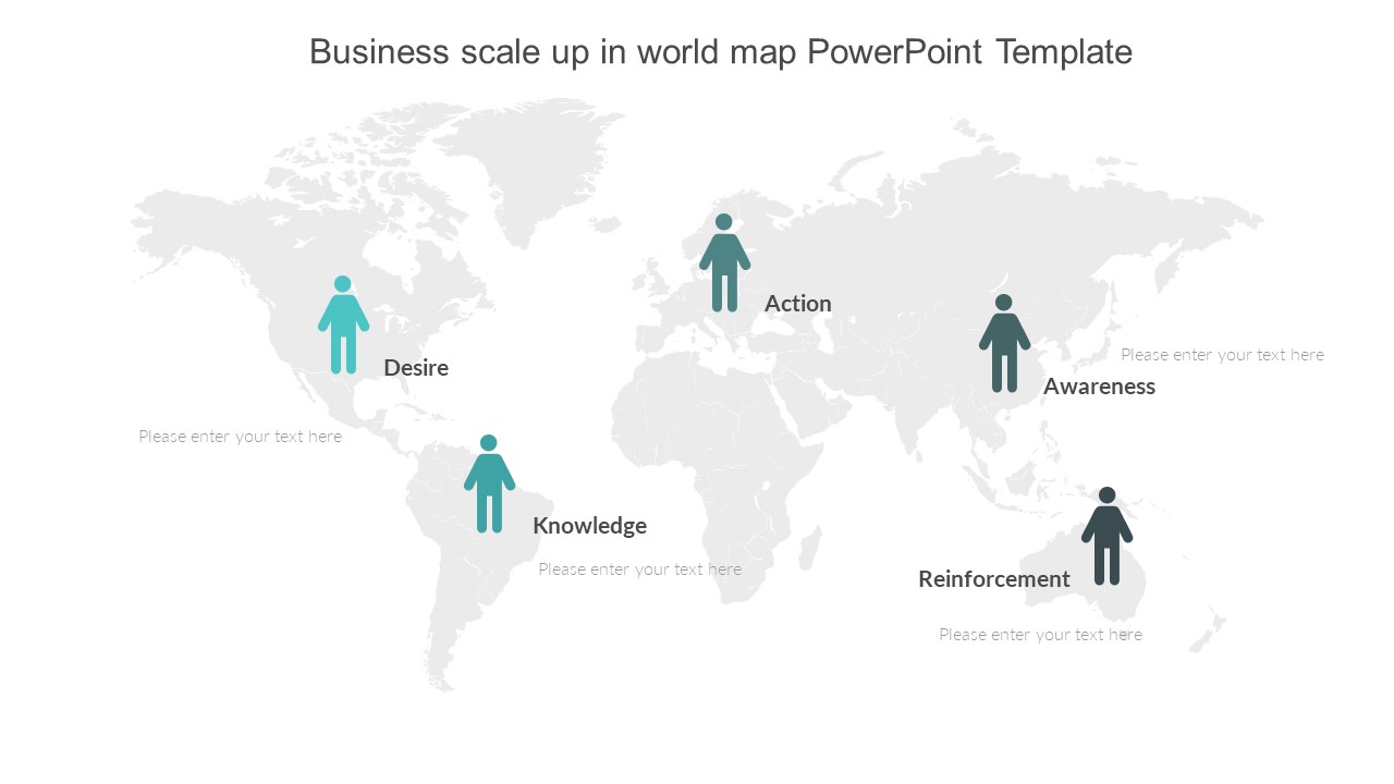 world map presentation for powerpoint