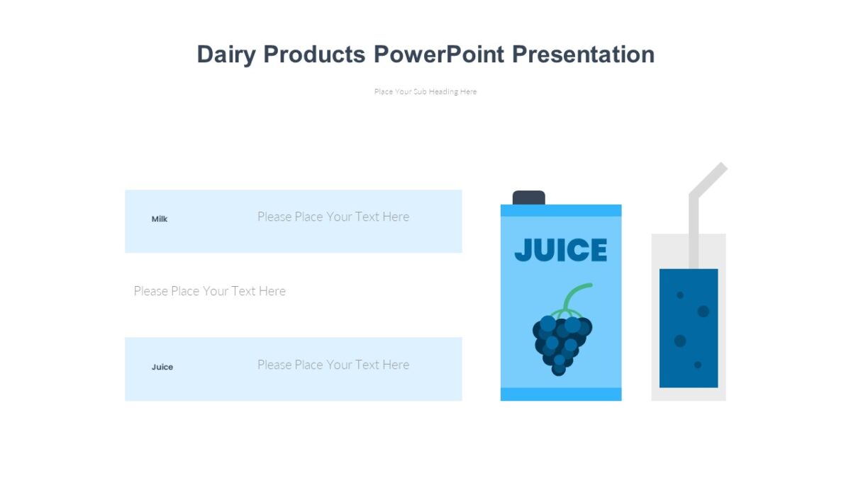 Dairy Products PowerPoint Presentation PPTUniverse