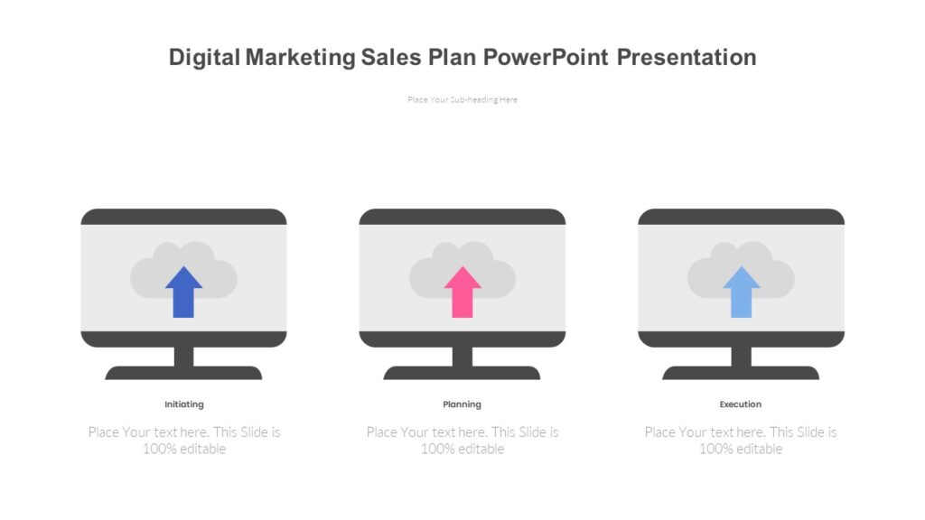 Digital Marketing Sales Plan PowerPoint Presentation : 100% Editable PPTx