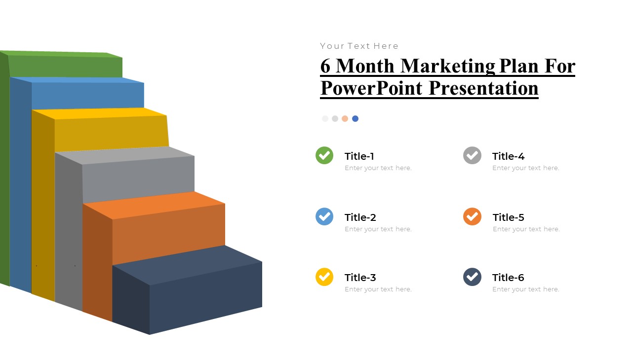 6 Month Marketing Plan For PowerPoint Presentation PPTUniverse