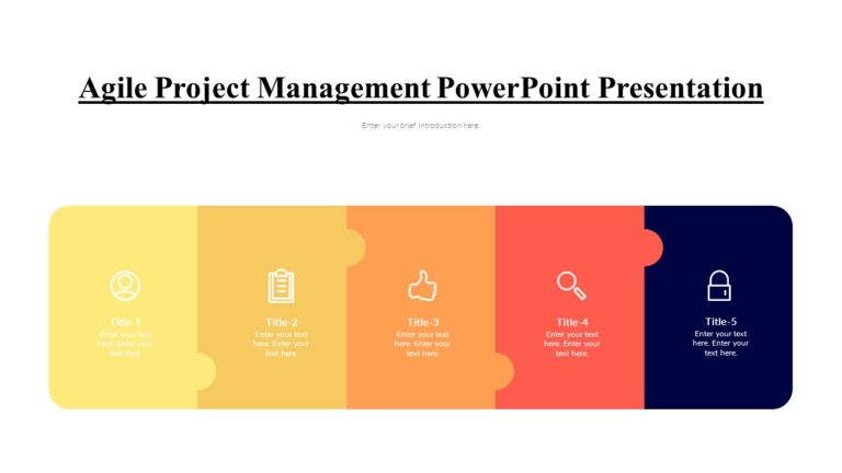 Agile Project Management PowerPoint Presentation : 100% Editable PPTx