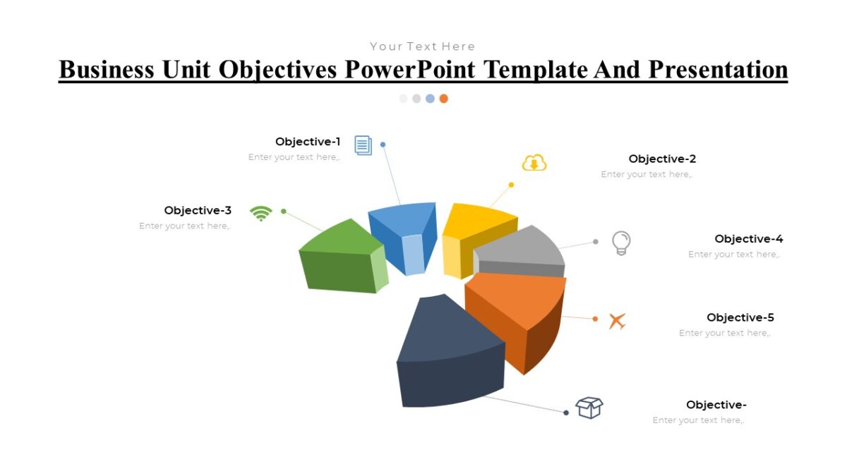 Business Unit Objectives PowerPoint Template And Presentation : 100% ...