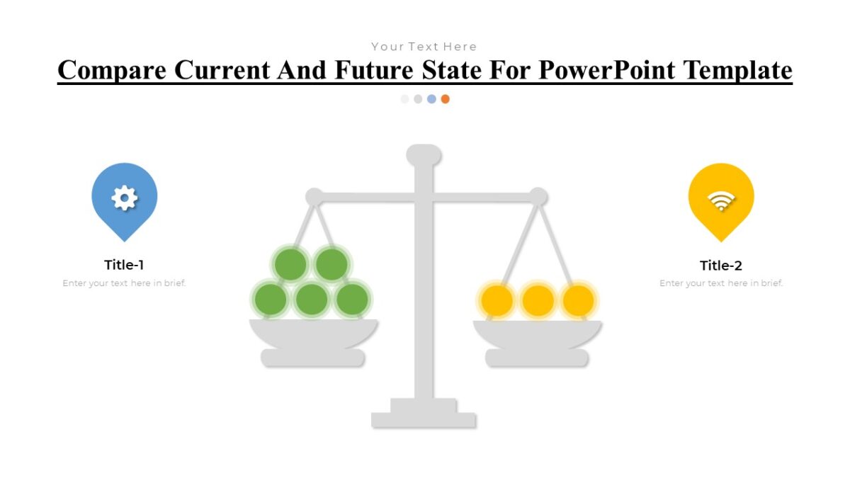 Compare Current And Future State For PowerPoint Template - PPTUniverse