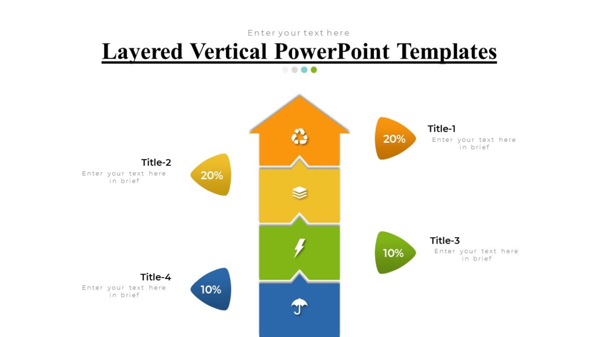 Layered Vertical PowerPoint Templates PPTUniverse