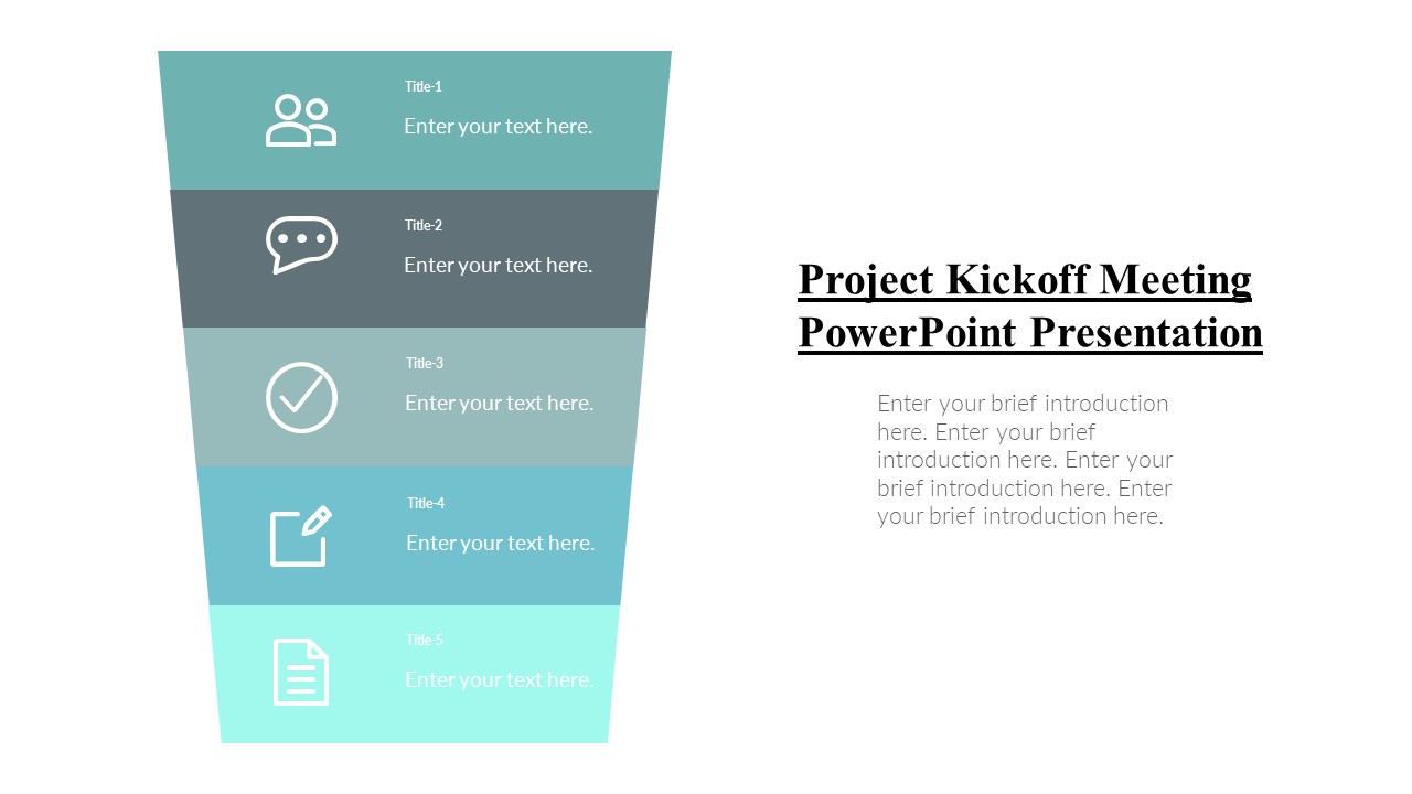 project kickoff meeting powerpoint presentation