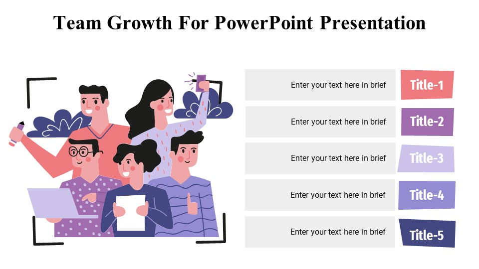 Team Growth For PowerPoint Presentation - PPTUniverse