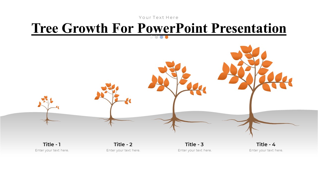 Tree Growth For PowerPoint Presentation - PPTUniverse