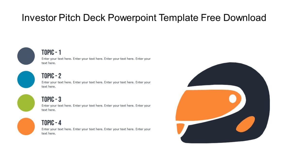 Investor Pitch Deck Powerpoint Template Free Download : 100% Editable PPTx