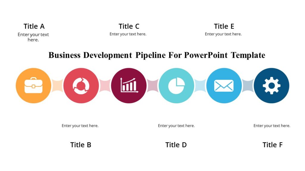 Business Development Pipeline For PowerPoint Template : 100% Editable PPTx
