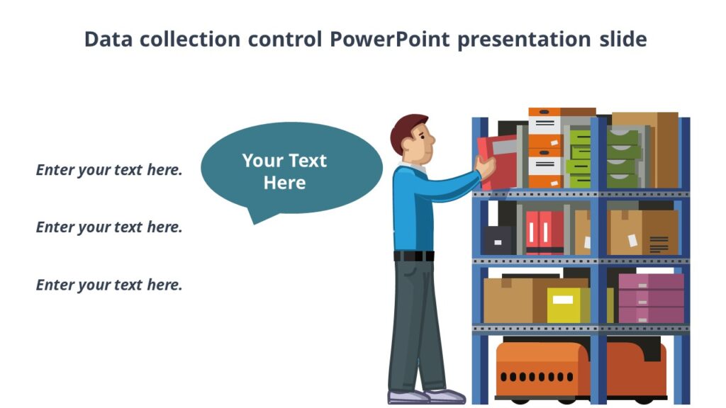 Data collection control PowerPoint presentation slide : 100% Editable PPTx