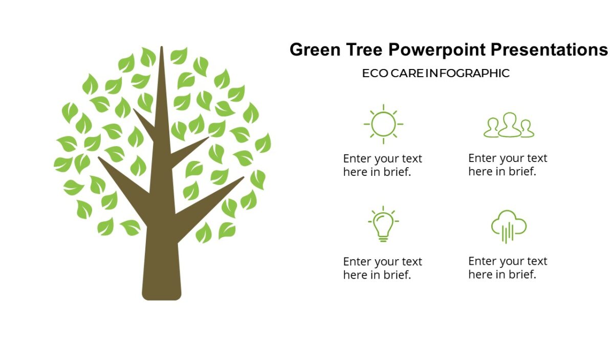 Green Tree Powerpoint Presentations - PPTUniverse