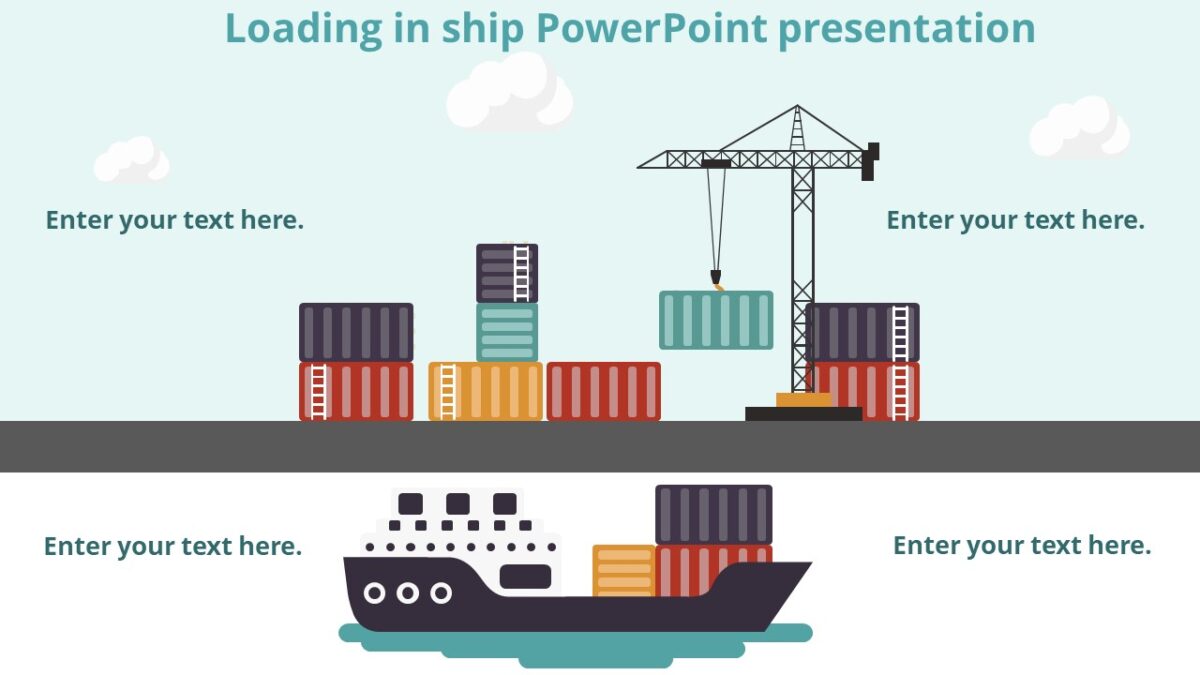 Loading in ship PowerPoint presentation : 100% Editable PPTx