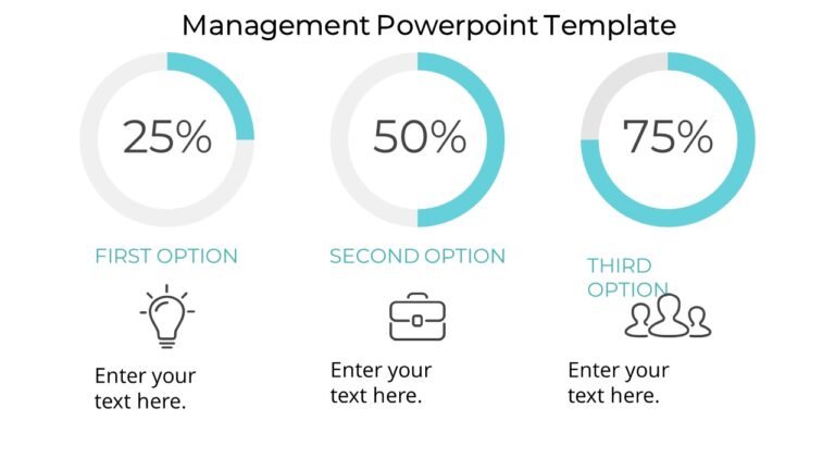 Management Powerpoint Template : 100% Editable PPTx