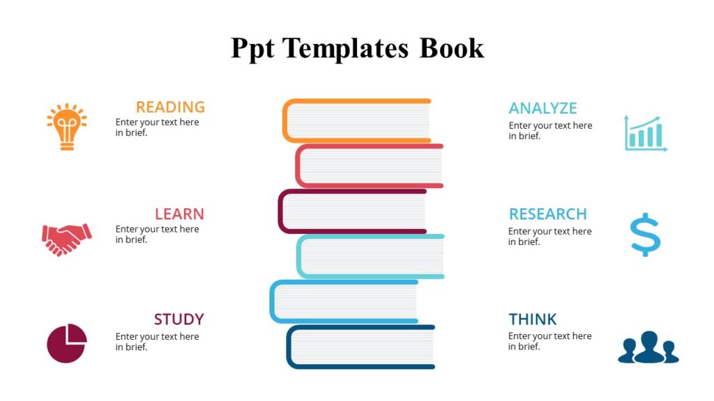 Ppt Templates Book : 100% Editable PPTx