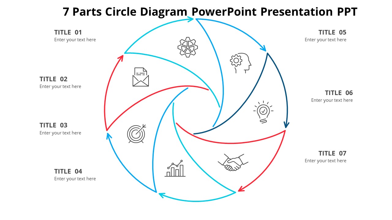 7 Parts Circle Diagram PowerPoint Presentation PPT - PPTUniverse