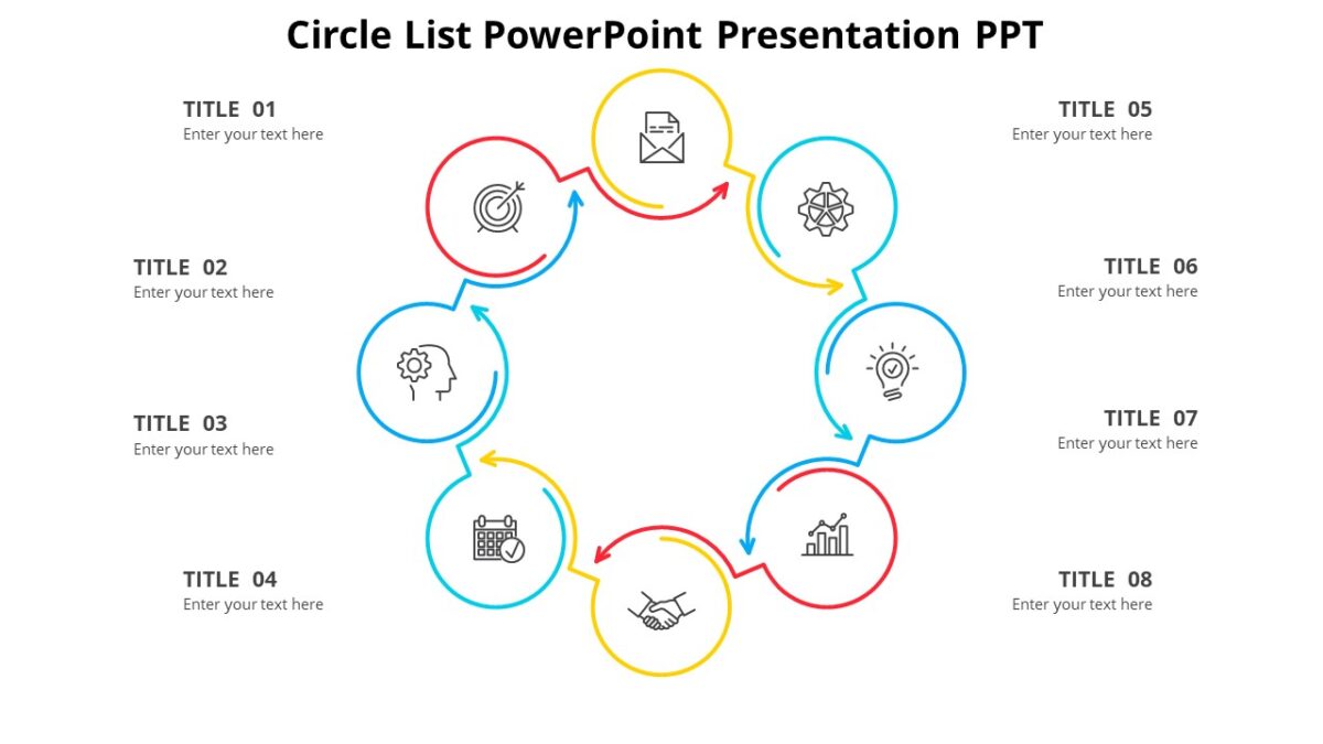 Circle List PowerPoint Presentation PPT - PPTUniverse