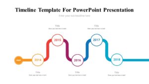 Timeline Template For PowerPoint Presentation : 100% Editable PPTx