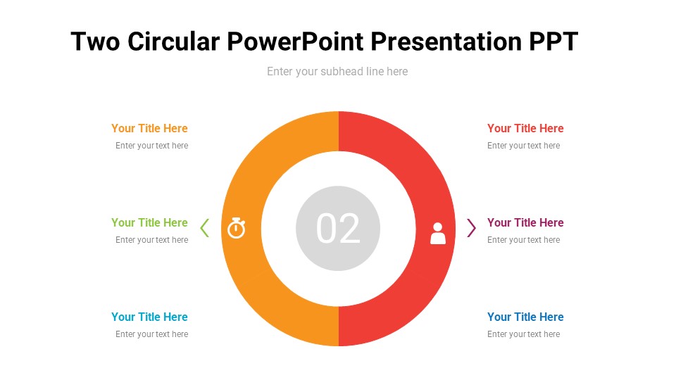 Two Circular PowerPoint Presentation PPT - PPTUniverse