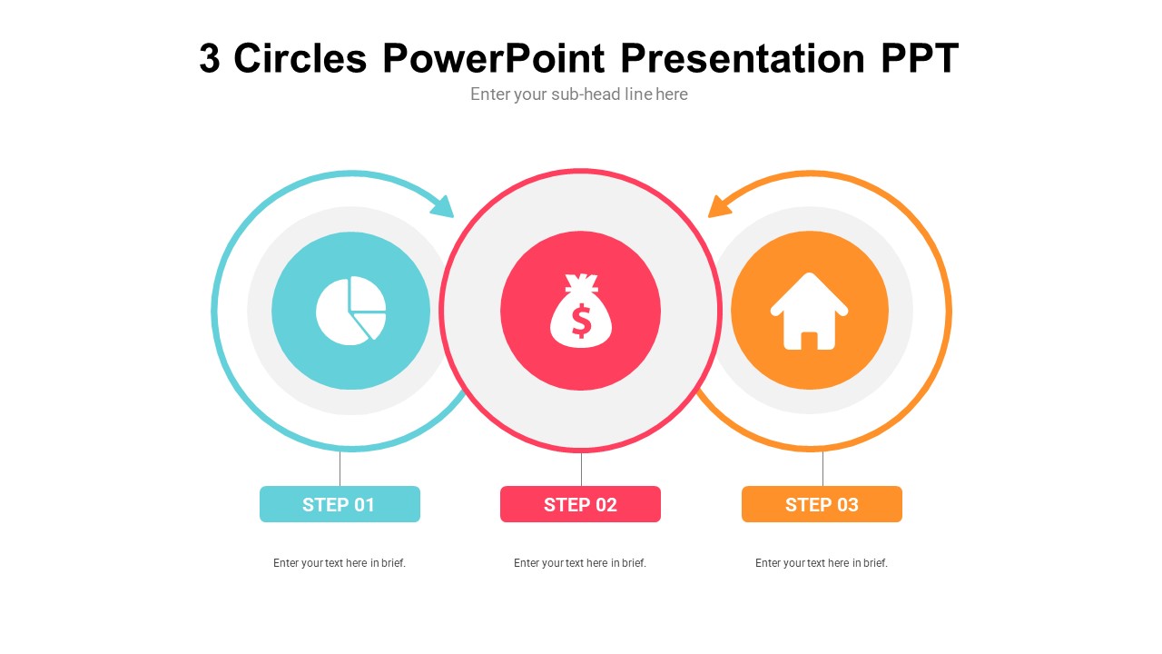 3 Circles PowerPoint Presentation PPT - PPTUniverse