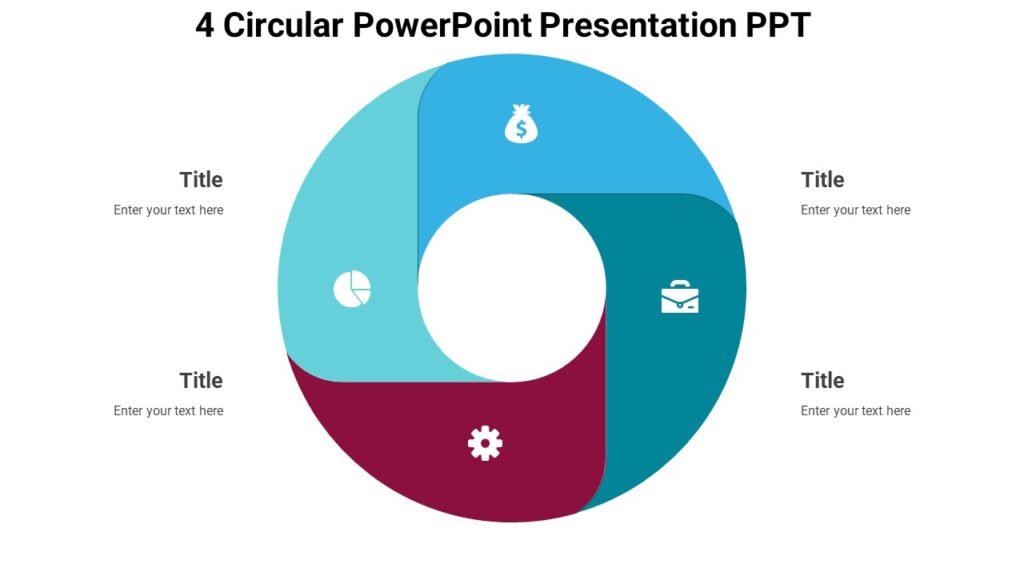 4 Circular PowerPoint Presentation PPT - PPTUniverse