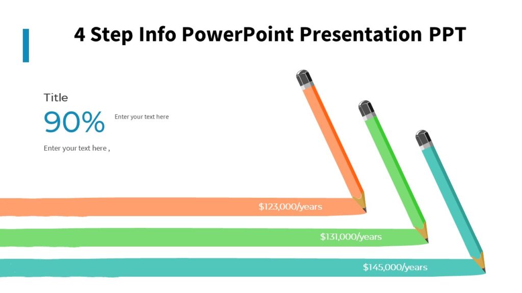 4 Step Info PowerPoint Presentation PPT : 100% Editable PPTx