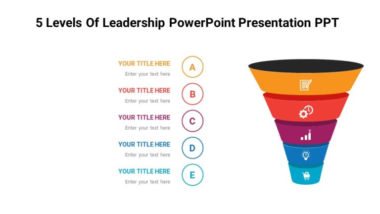 5 Levels Of Leadership PowerPoint Presentation PPT : 100% Editable PPTx