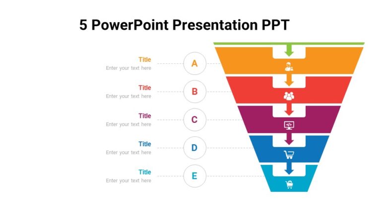 5 PowerPoint Presentation PPT : 100% Editable PPTx