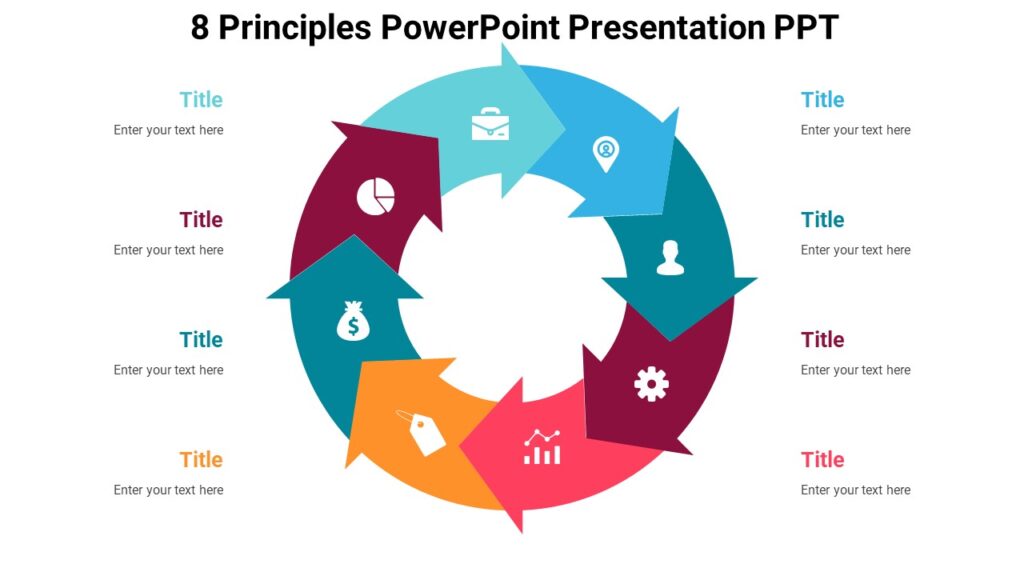Powerpoint Visualization Principles 8 Principles PowerPoint Presentation PPT : 100% Editable PPTx