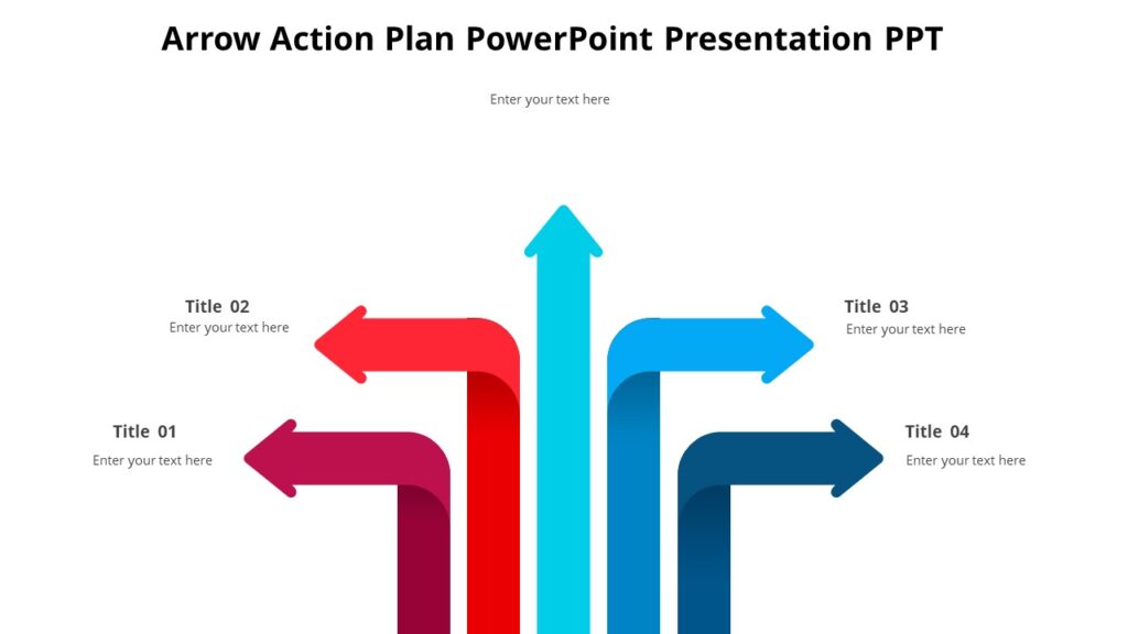 Arrow Action Plan PowerPoint Presentation PPT : 100% Editable PPTx
