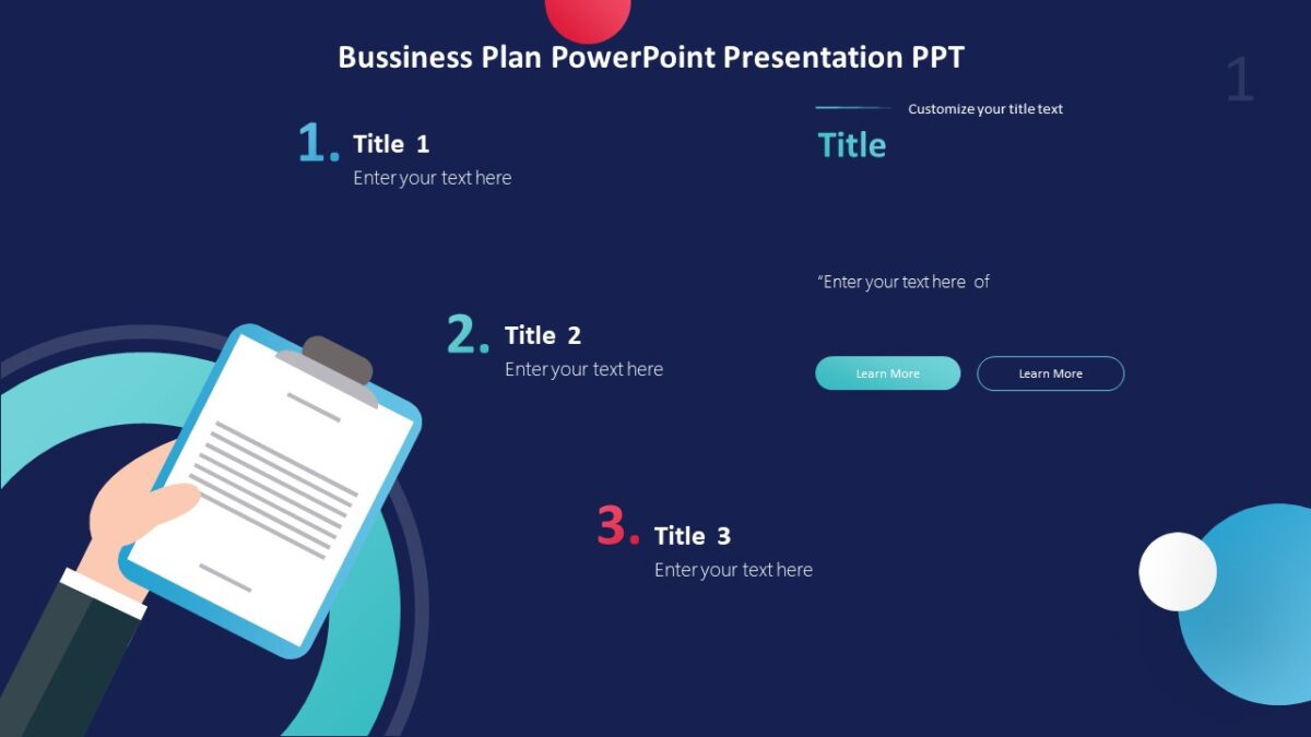 Bussiness Plan PowerPoint Presentation PPT : 100% Editable PPTx