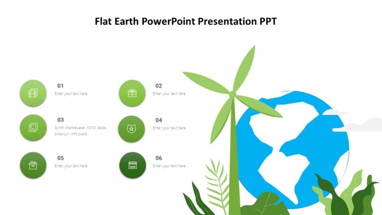 Flat Earth PowerPoint Presentation PPT : 100% Editable PPTx