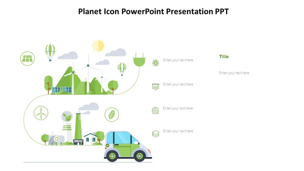 Planet Icon PowerPoint Presentation PPT : 100% Editable PPTx