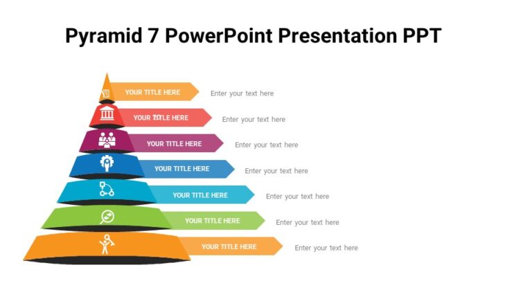 Pyramid 7 PowerPoint Presentation PPT : 100% Editable PPTx