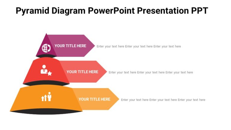 Pyramid Diagram PowerPoint Presentation PPT : 100% Editable PPTx