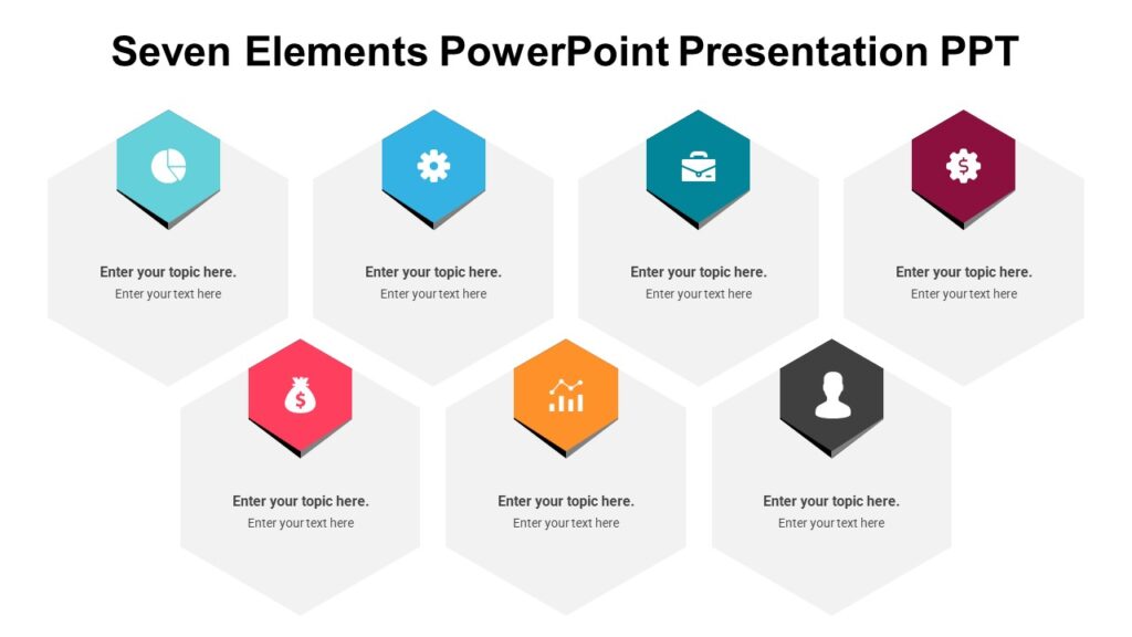 Seven Elements PowerPoint Presentation PPT : 100% Editable PPTx