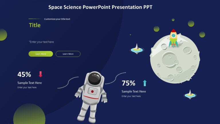 Space Science PowerPoint Presentation PPT : 100% Editable PPTx