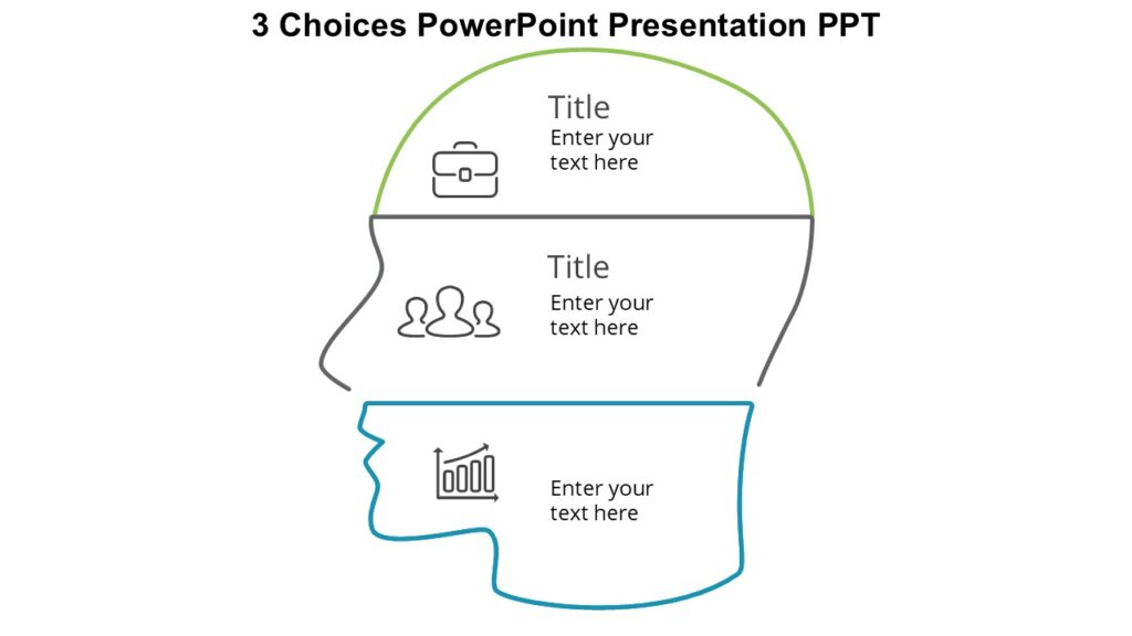 3 Choices PowerPoint Presentation PPT : 100% Editable PPTx