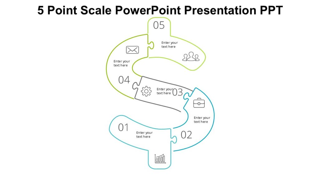 5 Point Scale PowerPoint Presentation PPT : 100% Editable PPTx