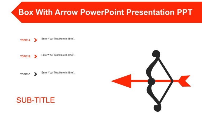 Box With Arrow PowerPoint Presentation PPT : 100% Editable PPTx